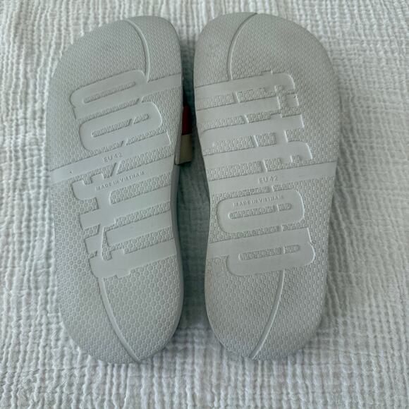 FitFlop iQushion Slides Size EU 42 US 10 Gray Cream Coral Lavender Sandal - Picture 9 of 10